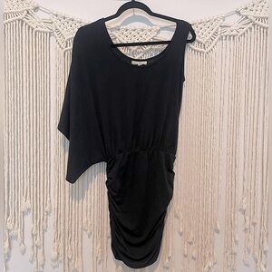 Y2K Derek Heart Bodycon Ruched Mini Dress Sz M